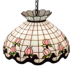 20"W Roseborder Pendant