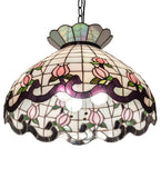 20"W Roseborder Pendant