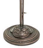58"H Lavender Pond Lily 3 Lt Floor Lamp