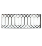 11"H X 30"W Beveled Glass Window