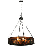16"W Mountain Pine Inverted Pendant