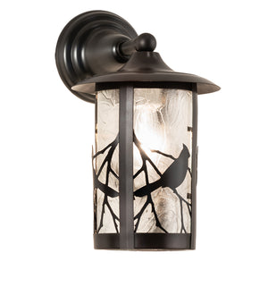 8"W Fulton Song Bird Solid Mount Wall Sconce