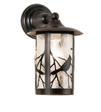 8"W Fulton Song Bird Solid Mount Wall Sconce