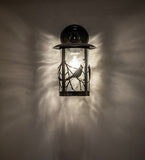 8"W Fulton Song Bird Solid Mount Wall Sconce