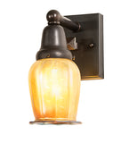 4"W Revival Oyster Bay Favrile Wall Sconce