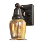 4"W Revival Oyster Bay Favrile Wall Sconce