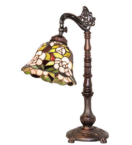 20"H Begonia Bridge Arm Table Lamp