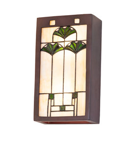 7"W Ginkgo Wall Sconce