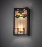 7"W Ginkgo Wall Sconce