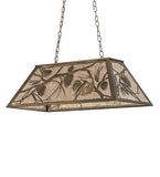 33"L Whispering Pines Oblong Pendant