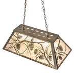 33"L Whispering Pines Oblong Pendant
