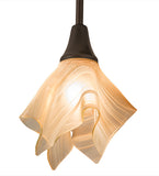 24"W Metro Blush Swirl 3 Lt Cascading Pendant