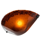 18"W Autumn Moon Fused Glass Wall Sconce
