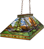 39"L Eagle At Sunset Island/Billiard Pendant