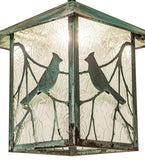16"Sq Seneca Song Bird Outdoor Pendant