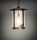 10"W Fulton Dragonfly Outdoor Pendant