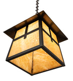 16"Sq Stillwater Cross Mission Pendant