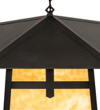 16"Sq Stillwater Cross Mission Pendant