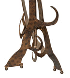 62" High Bear at Dawn Antlers Floor Lamp