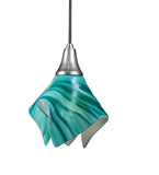 9"W Metro Fusion La Spiaggia Handkerchief Mini Pendant