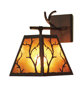  8"W Branch Outdoor Wall Sconce