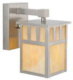 5"W Hyde Park Double Bar Mission Solid Mount Outdoor Sconce