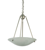 20"W Metro Fusion Deco Ball Frosted Inverted Pendant