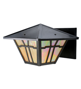 10"W Gable Outdoor Wall Sconce