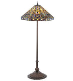 58"H Elizabethan Tiffany Victorian Floor Lamp