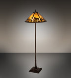 60"H Moose Creek Wildlife Rustic Floor Lamp