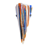 8"W Metro Fusion Oceano Fused Glass Wall Sconce
