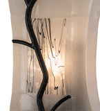 9"W Metro Fusion Twigs Fused Glass Wall Sconce