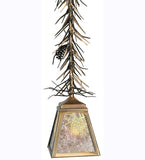 7"Sq Winter Pine Rustic Lodge Ceiling Pendant
