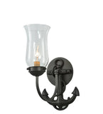 6"W Anchor Nautical Wall Sconce