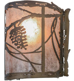 6"W Whispering Pines Wall Sconce