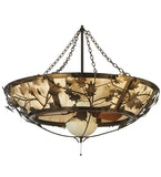 50"W Oak Branch Meyda Chandel-Air Ceiling Fan | Smashing Stained Glass & Lighting