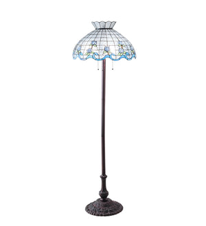 62"H Roseborder Floor Lamp