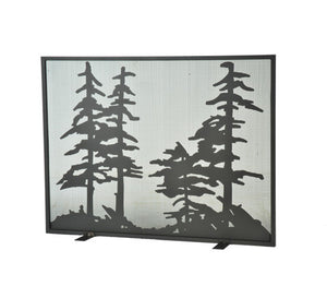 44"W X 33"H Tall Pines Fireplace Screen