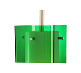 5"Sq Metro Green Quadrato Mini Pendant