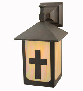 7.5"W Seneca Son's Solid Mount Outdoor Sconce