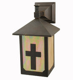 7.5"W Seneca Son's Solid Mount Outdoor Sconce