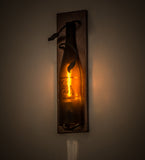 4.5"W Tuscan Vineyard Contemporary Wall Sconce
