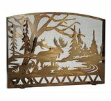 60"W X 40"H Moose Creek Arched Fireplace Screen
