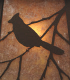 7"W Stillwater Song Bird Hanging Outdoor Sconce