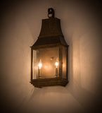 10"W Bastille Pocket Lantern Outdoor Sconce