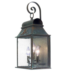 10"W Bastille Outdoor Wall Sconce
