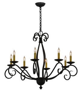 36"W Sienna 8 Lt Contemporary Chandelier