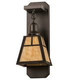 4.75"W "T" Mission Hanging Outdoor Wall Sconce
