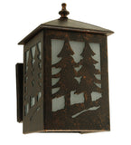 5.75"W Seneca Tall Pines Outdoor Wall Sconce
