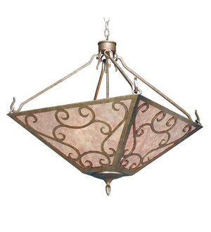 24"Sq Bandolei Inverted Pendant